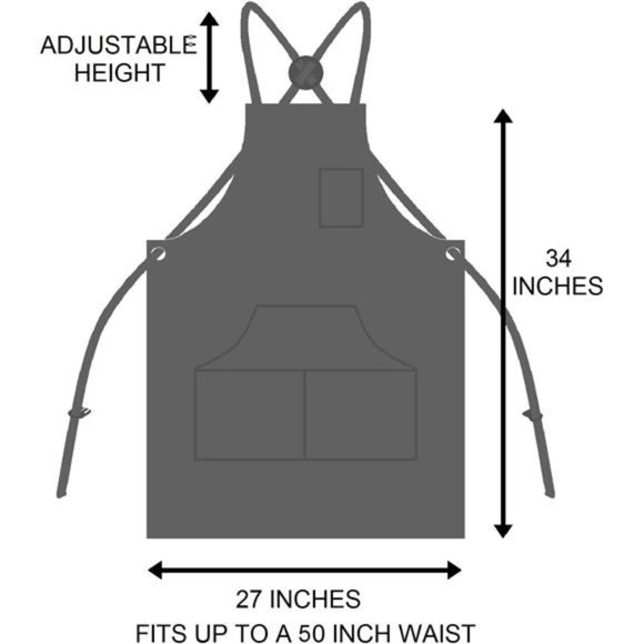 Durable Goods - Professional Grade Chef Apron for Kitchen, BBQ & Grill - Picture 7 of 7